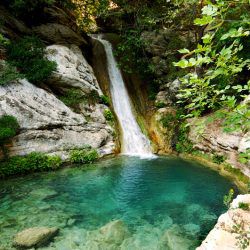 Polylimnio Waterfall © Costa Navarino